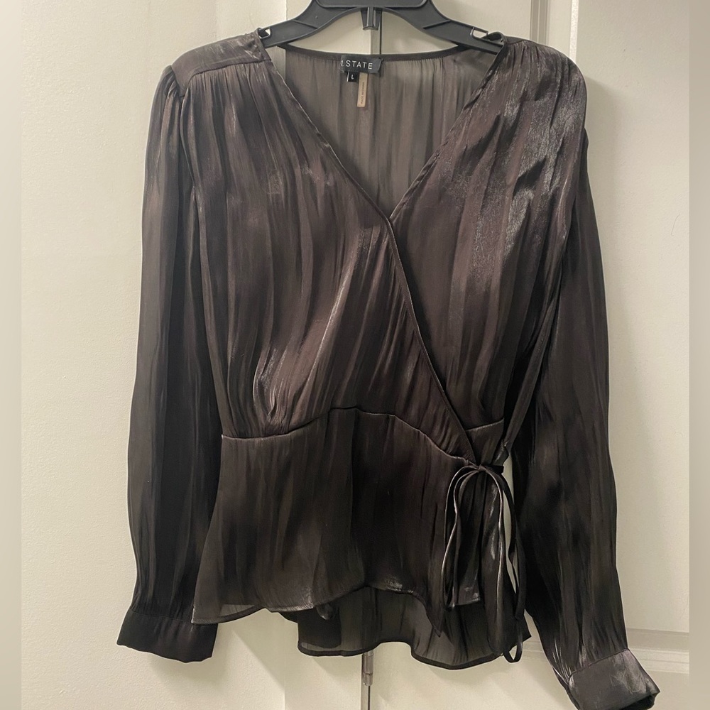 1.State Long Sleeve Blouse